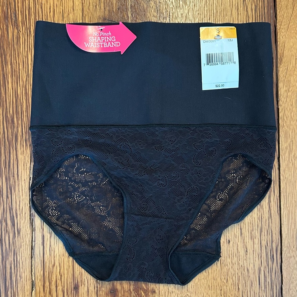 Maidenform Women's Tame Your Tummy 2 Shaping Brief Women’s SZ Small Black NEW - Picture 3 of 5
